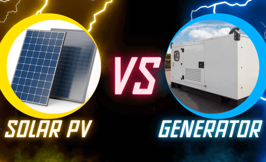 Is solar better than generator?